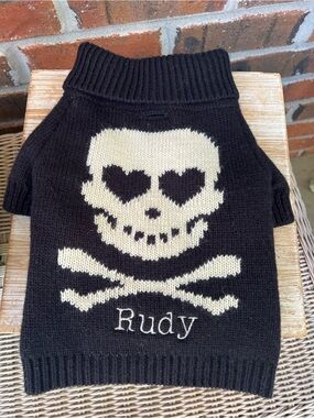 Mark and Graham Personalized Dog Sweater “Rudy”